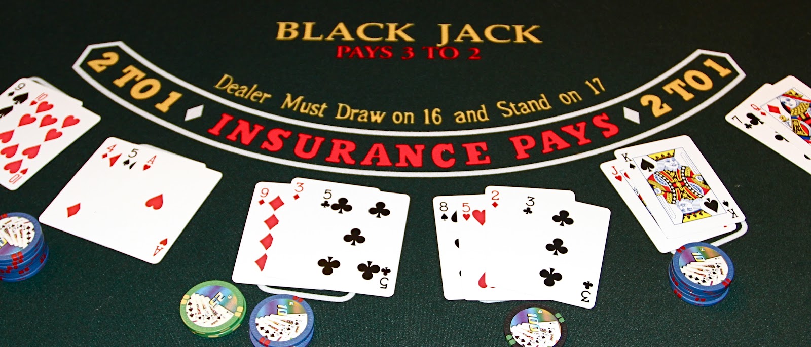 Blackjack dealt hands