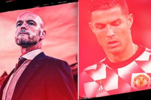 erik_ten_hag_says_the_manchester_united_superstar_striker_cristiano_ronaldo_will_be_deal_with_after_he_left_the_pitch_early_during_a_match_