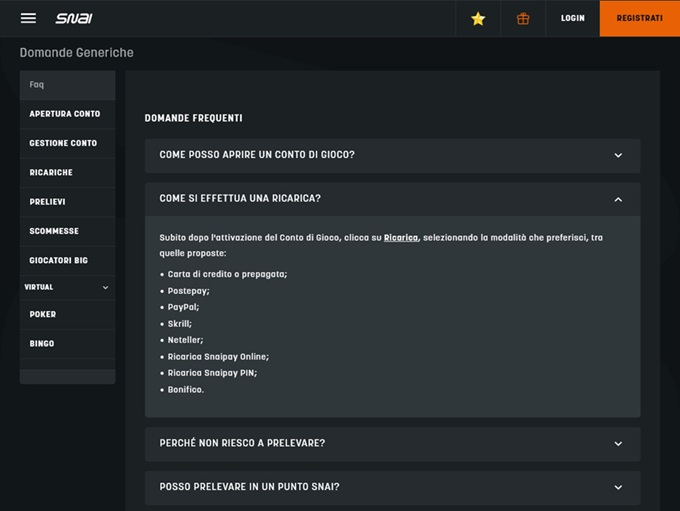 SNAI Casino 18.12.2025. Bank