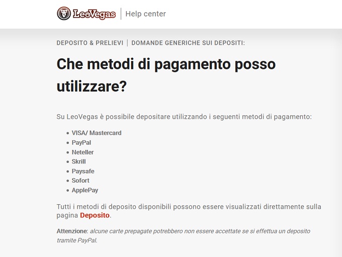 LeoVegas.it 02.03.2021. bank