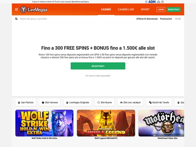 LeoVegas.it 23.03.2026. hp