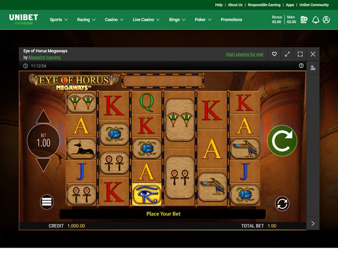 Unibet Casino 09.12.2025. Game2