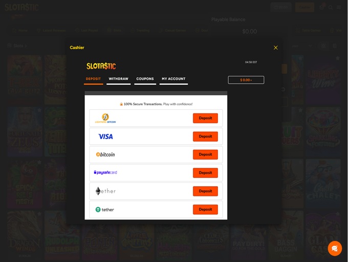 Slotastic 25.02.2026. bank