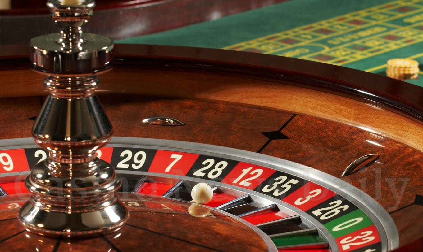Roulette wheel and a winning number