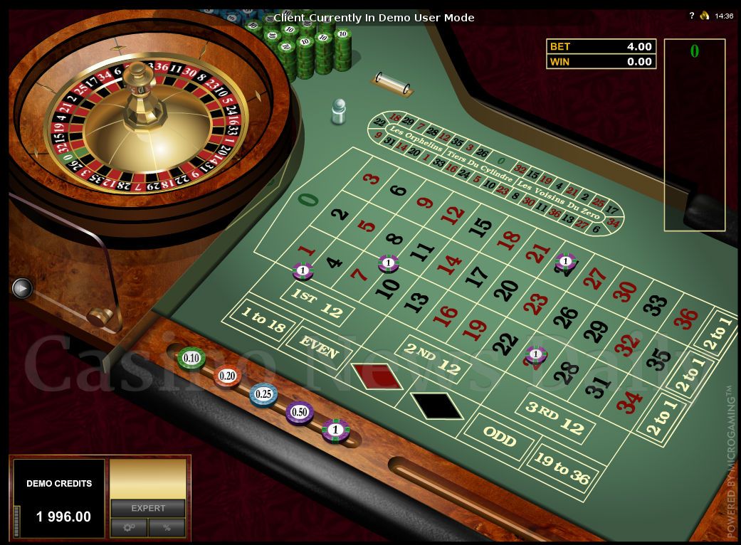 Microgaming European Roulette Software