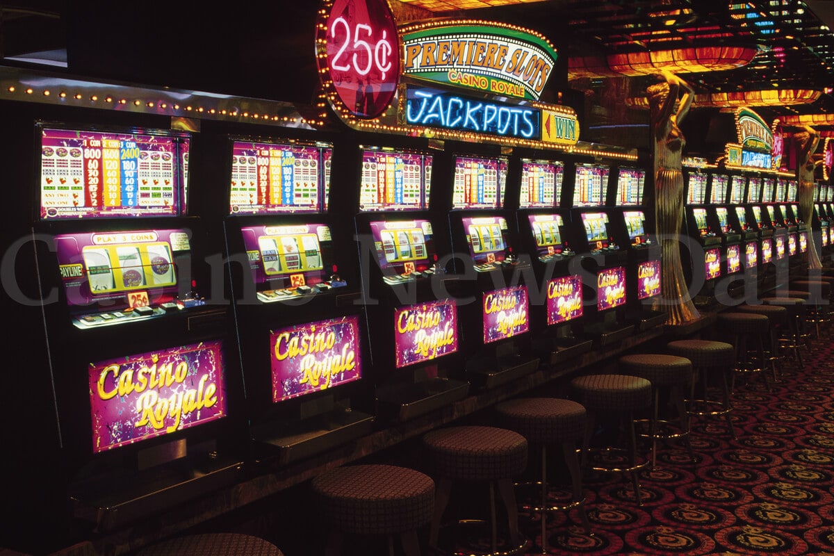 Screenshot of progressive jackpot slots