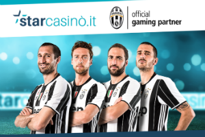 StarCasinò diventa Official Gaming Partner della Juventus