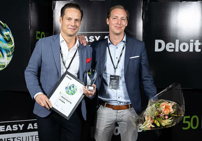 La Società di Gioco d’Azzardo Global Gaming in Testa nell’Elenco del Technology Fast 50 di Deloitte in Svezia