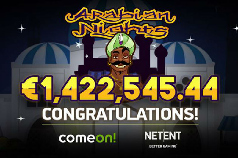 Giocatore Svedese Centra un Jackpot da €1,4 Milioni alla Slot Arabian Nights di NetEnt