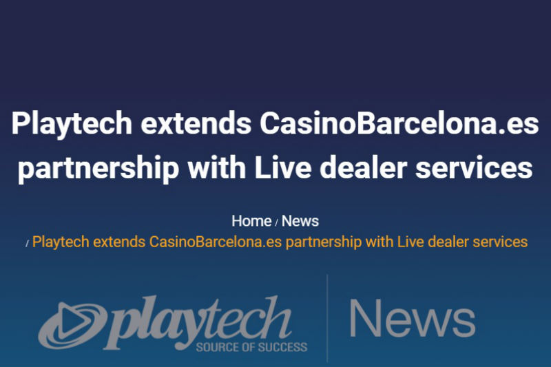 CasinoBarcelona.es Aggiunge Contenuti di Live Casino di Playtech