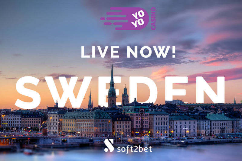 Soft2Bet Ora Attivo in Svezia con YoYo Casino