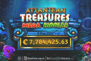 Atlantean Treasures di Microgaming: Mega Moolah assegna un Mega jackpot di € 7.7 milioni