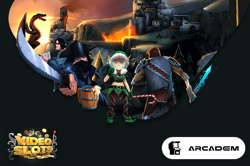 Videoslots accresce la lobby con le slot di Arcadem