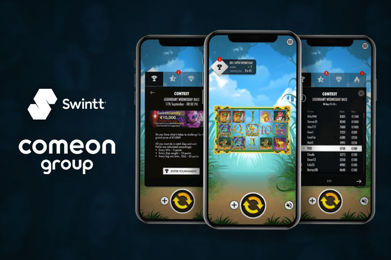Swintt stipula una partnership per la fornitura di slot online con ComeOn
