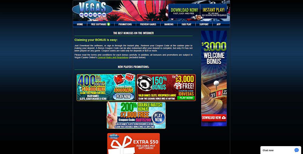 VegasCasinoOnline_Promos