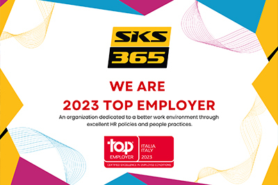 SKS365 Ottiene la Certificazione Top Employers Italy per l’Eccellenza nell’Ambito delle Risorse Umane
