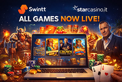 Swintt porta le slot Elysium su Starcasino con spinta in Italia