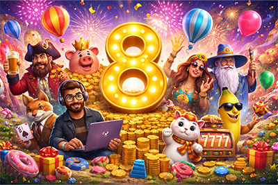 BGaming Celebra 8 Anni di Innovazione, Crescita e Eccellenza Creativa